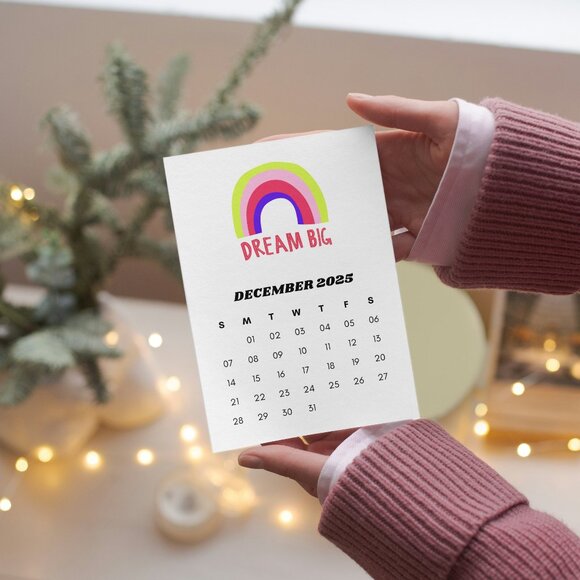 NEW - 2025 Rainbow Expressions Desk Calendar - Picture 1 of 16